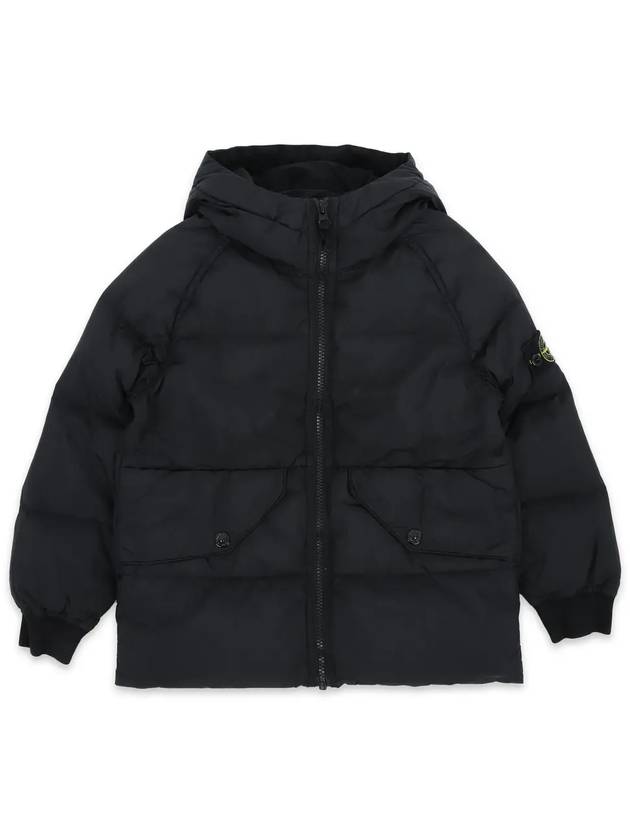 Kids Stone Island Jacket 811640223 V0029 BLACK - STONE ISLAND - BALAAN 4