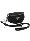 Nylon Strap Mini Pouch Bag Black - PRADA - BALAAN 2