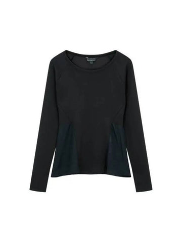 Women s Soft Peplum Raglan Top Black - ARMANI EXCHANGE - BALAAN 1