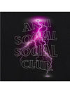 Save Your Tears Hood ASSC Save Your Tears Hood Black Lightning Hoodie - ANTI SOCIAL SOCIAL CLUB - BALAAN 4