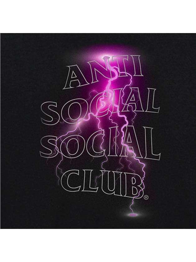 Save Your Tears Hood ASSC Save Your Tears Hood Black Lightning Hoodie - ANTI SOCIAL SOCIAL CLUB - BALAAN 4