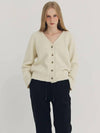 Boucle Wool Reglan Cardigan Ivory - LESEIZIEME - BALAAN 8