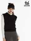 Sailor Wide Collar Knit Vest DE1WSV216BK - DUVIK - BALAAN 5