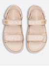 Dioract Quilting Canazoo Calfskin Strap Sandal Pink - DIOR - BALAAN 4