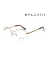 Eyewear Semi-Rimless Metal Eyeglasses Gold - BVLGARI - BALAAN 3