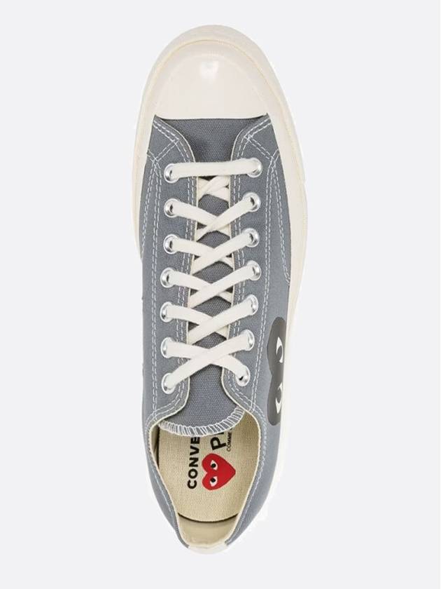 Comme des Gar ons Converse Chuck 70 Low Steel Gray A08797C 171849C - COMME DES GARCONS PLAY - BALAAN 3