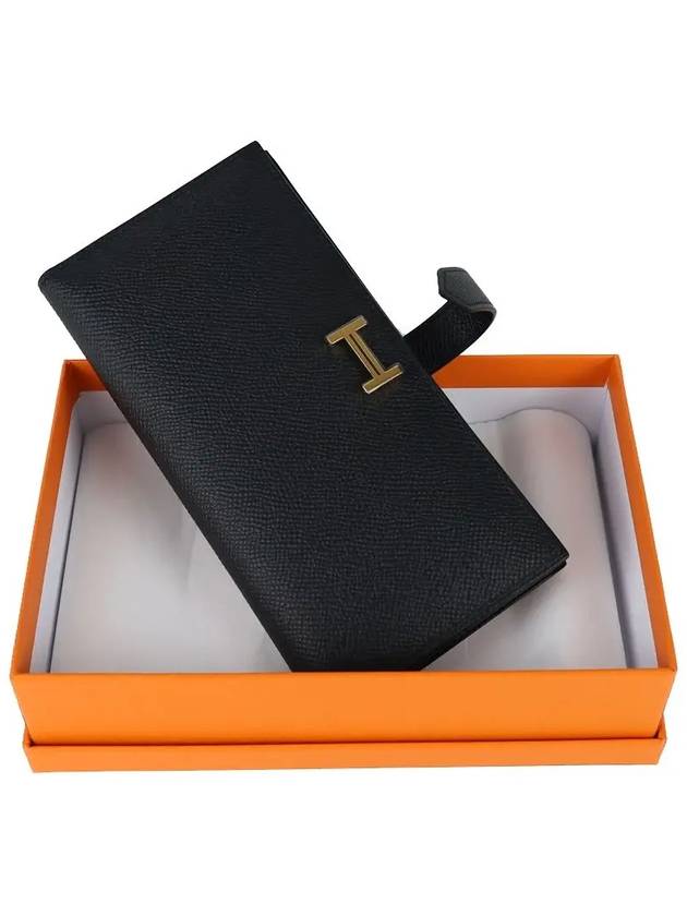 Bean Noir Absong Long Wallet Gold W H073596CCBI - HERMES - BALAAN 3