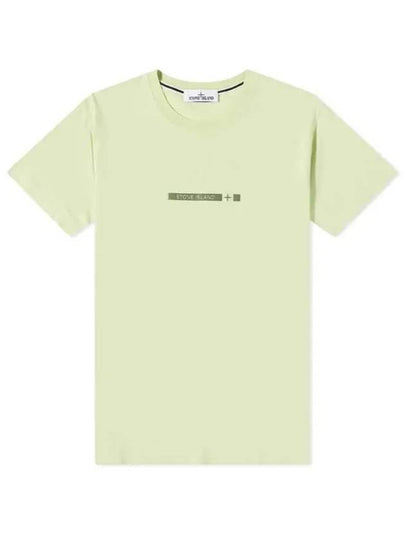 STONE ISLAND Light Green Micro Branding Logo Print Crew Neck T Shirt 76152NS82 V0052 - CARHARTT - BALAAN 2