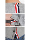 Thom Browne white threeline hem cut crew neck sweatshirt MJT085A 03377 055 - BURBERRY - BALAAN 4