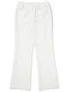 Slit point bootcut pants OFF WHITE WOMAN - MALBON GOLF - BALAAN 2