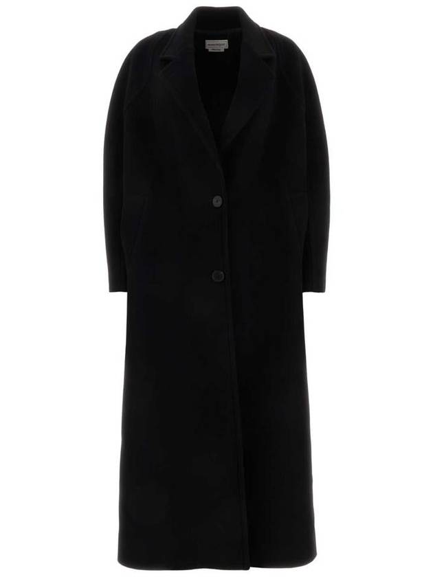 Wool Blend Single Breasted Coat 759978QKAA9 - ALEXANDER MCQUEEN - BALAAN 2