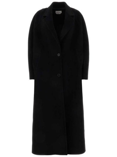 Wool Blend Single Breasted Coat 759978QKAA9 - ALEXANDER MCQUEEN - BALAAN 2