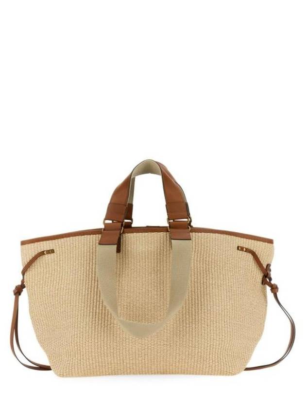 Wardi Canvas Tote Bag Beige - ISABEL MARANT - BALAAN 3