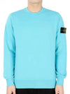 Wappen Patch Crew Neck Sweatshirt Turquoise - STONE ISLAND - BALAAN 2