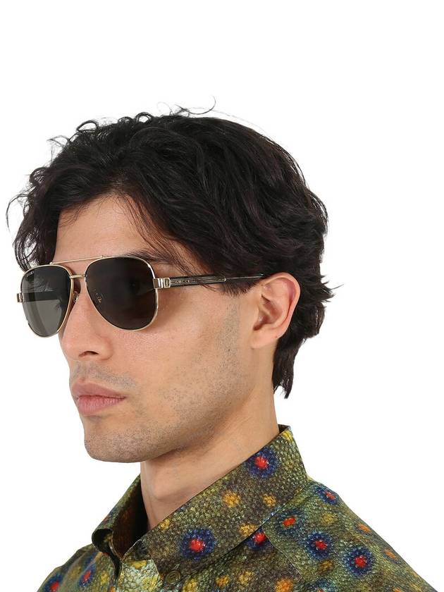 Eyewear Boeing Polarized Sunglasses Gray Gold - GUCCI - BALAAN 3