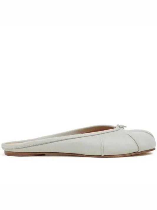 Tabi Leather Flats Mule Light Grey - MAISON MARGIELA - BALAAN 2