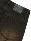 Runway Cross Raw Edge Jeans Black - ULKIN - BALAAN 7