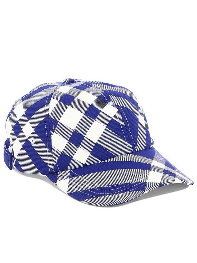 Check Ball Cap Blue - BURBERRY - BALAAN 4