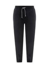 Men's Techno Fleece Cotton Track Pants Black - BRUNELLO CUCINELLI - BALAAN 2