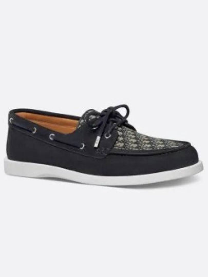 Granville Suede Boat Navy - DIOR - BALAAN 2