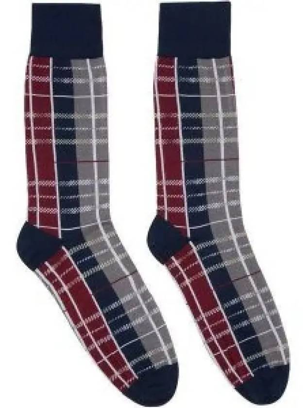 Hunting Tartan Check Jacquard Socks - THOM BROWNE - BALAAN 2