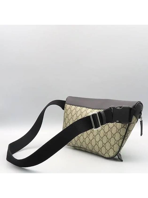 779843 GG Logo Supreme Canvas PVC Interlocking G Belt Bag - GUCCI - BALAAN 3