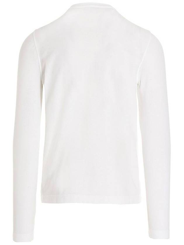 Long Sleeve T-Shirt 812643 ZG380 Z0001 WHITE - ZANONE - BALAAN 3