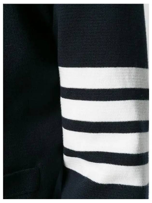 Milano Stitch 4 Bar Cardigan Navy - THOM BROWNE - BALAAN 6