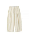 Dordoni Volume Wide Pants Cream - STUDIO NICHOLSON - BALAAN 2