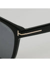 Sunglasses TF1136K 01B half mirror square Asian fit horn rimmed - TOM FORD - BALAAN 4