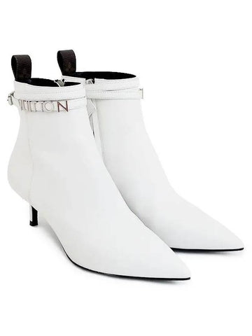 Lettering strap ankle boots 36 5 white 4ET1146 - LOUIS VUITTON - BALAAN 1