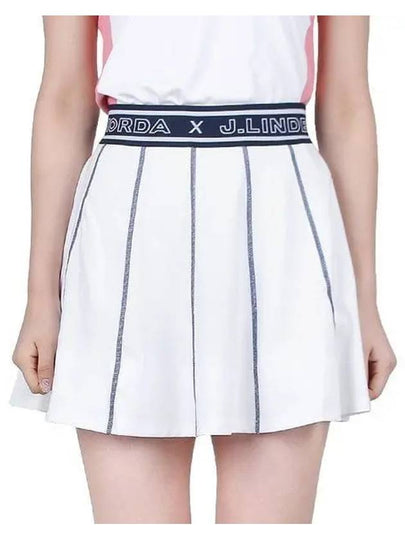 Women's NK x JL Golf Skirt White - J.LINDEBERG - BALAAN 2