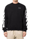 Wave Diag Sweatshirt Black - OFF WHITE - BALAAN 4