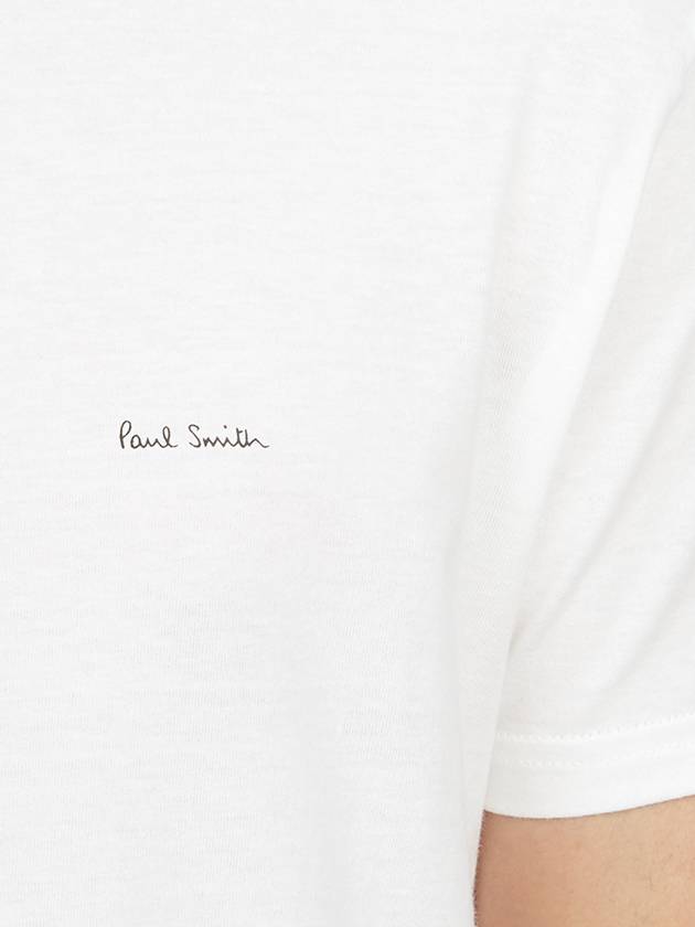 Logo 3 Pack Short Sleeve T-Shirt White - PAUL SMITH - BALAAN 10