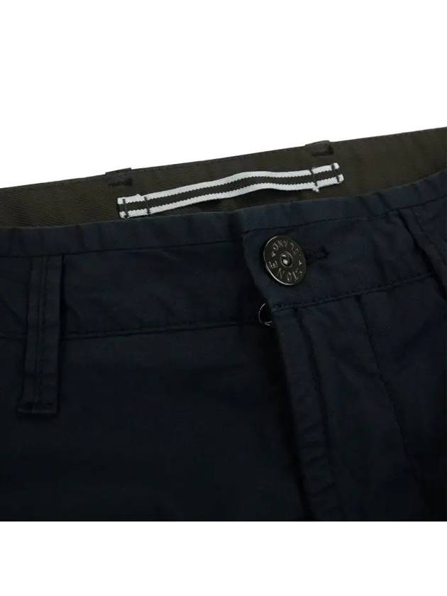 Wappen Cargo Bermuda Shorts Navy - STONE ISLAND - BALAAN 5