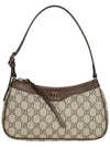 Ophidia GG Small Canvas Shoulder Bag Beige Ebony - GUCCI - BALAAN 3