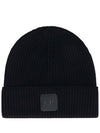 Logo Metropolis Wool Beanie Navy - CP COMPANY - BALAAN 2