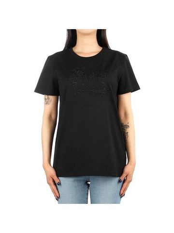 Women's Sacha Short Sleeve T-Shirt Black - MAX MARA - BALAAN 1