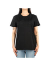 Women's Sacha Short Sleeve T-Shirt Black - MAX MARA - BALAAN 2