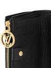 Lisa Monogram Zipper Leather Card Wallet Black - LOUIS VUITTON - BALAAN 6