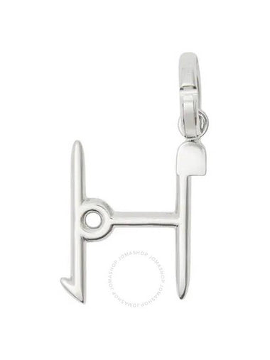 Burberry Silver Kilt Pin H Alphabet Charm - BURBERRY - BALAAN 1