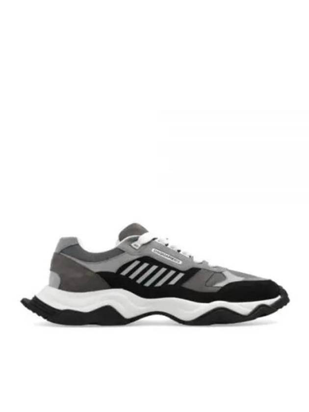 Wave Lace-Up Low-Top Sneakers Grey - DSQUARED2 - BALAAN 2