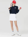 High stretch mini flare skirt WHITE - MONBIRDIE GOLF - BALAAN 10