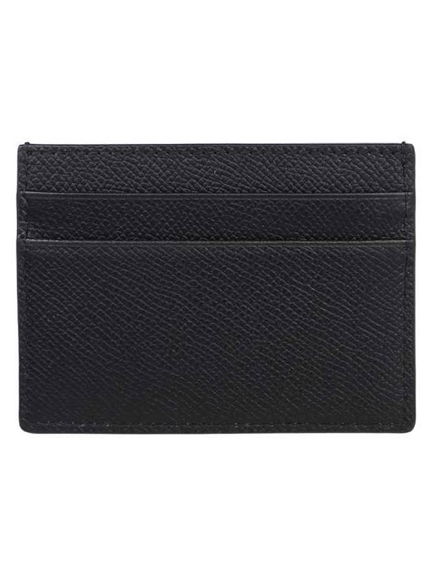 TB Logo Leather Card Wallet Black - BURBERRY - BALAAN 3