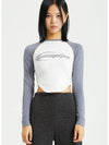 Moonlight Raglan Long Sleeve T-Shirt Gray - RAWMANTICS - BALAAN 2