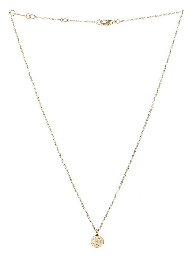 Halo Pave Stud Necklace Gold - COACH - BALAAN 3