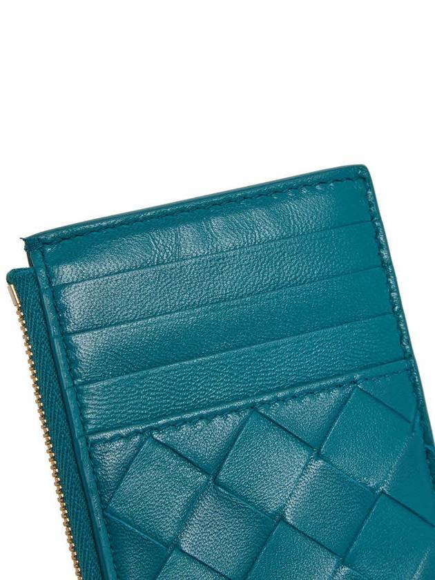 Intrecciato Card Wallet Blue - BOTTEGA VENETA - BALAAN 8