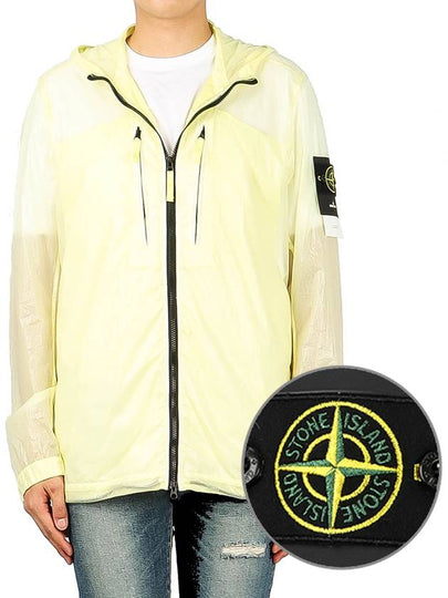 Men's Wappen Patch Lucido TC Windbreaker Lemon - STONE ISLAND - BALAAN 2