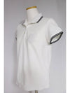 Big logo patch women s collar t shirt white - MONCLER - BALAAN 4