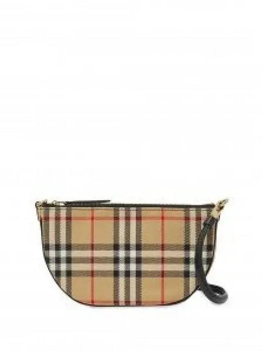 Vintage Check Olympia Pouch Shoulder Bag Beige - BURBERRY - BALAAN 2